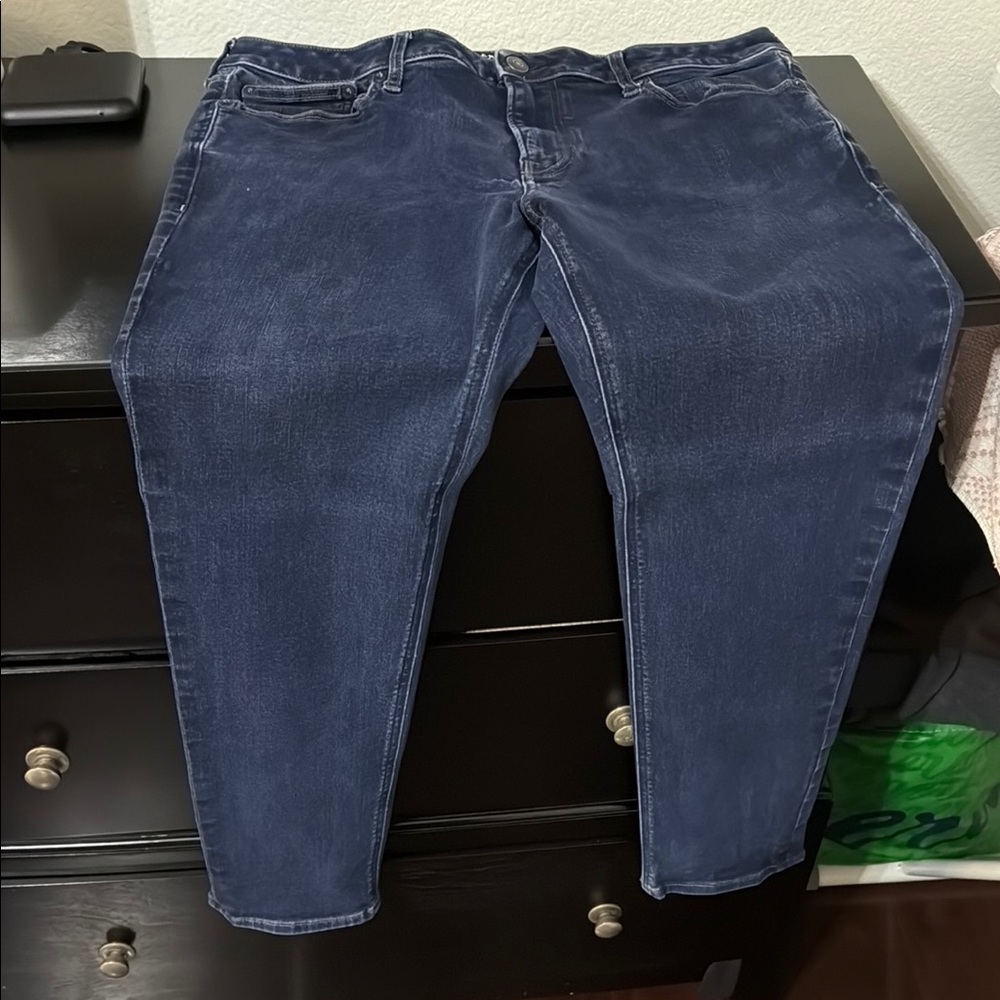 Men’s Express Blue Relaxed Jeans Classic Denim